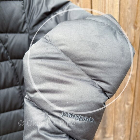 Patagonia Downtown Loft Parka Size Medium Forge Gray 600 Fill Down Puffer Jacket - Picture 10 of 17